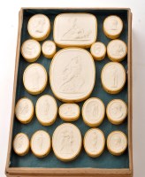 Lot 381 - A mid 19th Century grand-tour intaglios, after...
