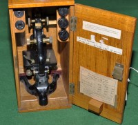 Lot 418 - A student's microscope, by Watson, the brass...