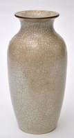 Lot 488 - Chinese crackle glaze slender vase, the...