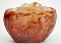 Lot 509 - Chinese hardstone, possibly chalcedony...