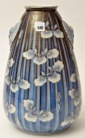 Lot 540 - Japanese Fukagawa ovoid shaped blue and white...