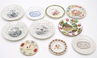 Lot 583 - Ten printed and coloured dishes of North East...