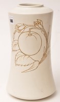 Lot 596 - Moorcroft 'Matt Glaze' vase, the concave...