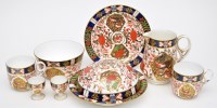 Lot 634 - Royal Crown Derby part breakfast service,...