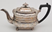 Lot 707 - A George III teapot, by Solomon Hougham,...