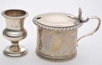 Lot 717 - A William IV mustard pot, by John, Henry and...