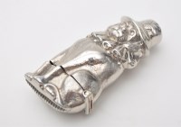 Lot 747 - A Victorian silver vesta case, by Samuel M....