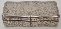 Lot 758 - A Victorian silver snuff box, by Joseph...