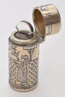 Lot 760 - A Victorian silver scent bottle, by Sampson...