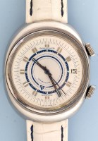 Lot 800 - Jaeger LeCoultre: a gentleman's Memovox Speed...