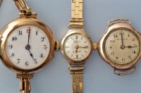 Lot 811 - Rotary: a lady's 9ct. gold wristwatch, with...