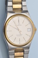 Lot 825 - Omega Seamaster Quartz: a gentleman's...