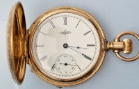 Lot 829 - Elgin: a gold coloured crown wind hunter style...