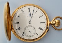 Lot 833 - Reid & Sons: a gentleman's 18ct. gold crown...