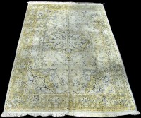 Lot 962 - A cashmere carpet, with central floral...