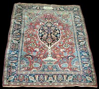 Lot 988 - A fine Doroksh rug, with tree-of-life design...