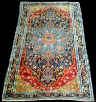 Lot 1000 - A Farahan rug, with full floral decoration,...