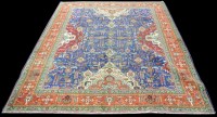 Lot 1027 - A Tabriz carpet, the X-form field with...