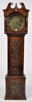 Lot 1047 - An early 19th Century oak and mahogany banded...