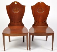 Lot 1096 - A near pair of early 19th Century mahogany...