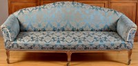 Lot 1127 - A 19th Century French style settee, the shaped...