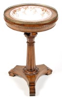 Lot 1146 - A William IV walnut jardiniere stand, the...