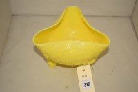 Lot 312 - A 19th Century Sowerby yellow pressed glass...