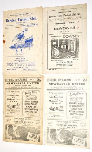 Lot 7 - Swansea Town v Newcastle United, January 4th...