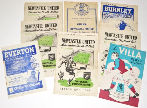 Lot 22 - Everton v Newcastle United, August 21st 1948,...