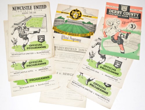Lot 26 - Newcastle United v Sunderland, March 5th 1949,...