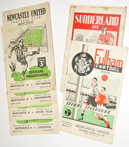 Lot 40 - Newcastle United v Liverpool, March 24th 1951,...