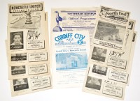 Lot 53 - Newcastle United 1952-53 Season Fixture...