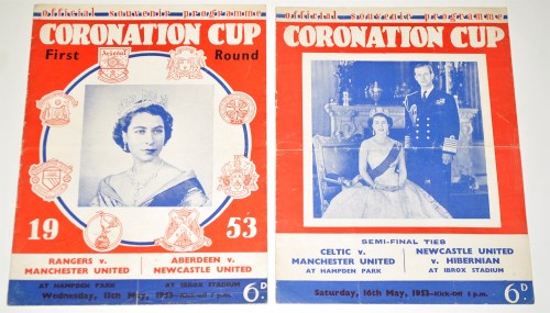 Lot 67 - Two Official souvenir programmes, for the...