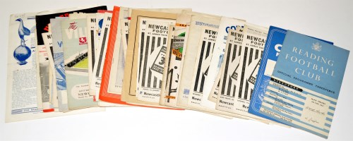 Lot 68 - Newcastle United football programmes, for the...