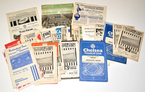 Lot 70 - Newcastle United football programmes, for the...