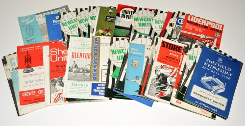 Lot 83 - Newcastle United football programmes, for the...