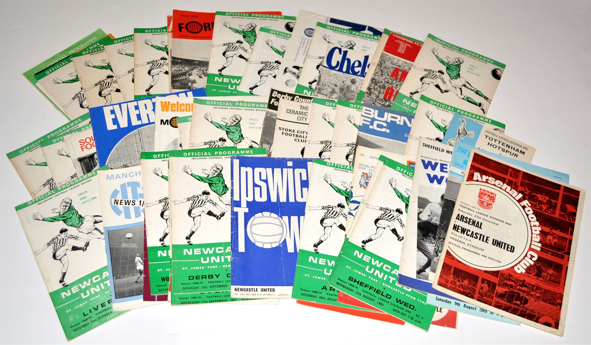 Lot 86 - Newcastle United football programmes, for the