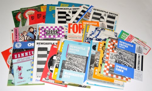 Lot 94 - Newcastle United football programmes, for the...