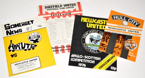 Lot 98 - Four programmes for the 1976 Anglo Scottish...