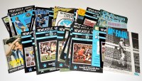 Lot 107 - Newcastle United fixture programmes, for the...