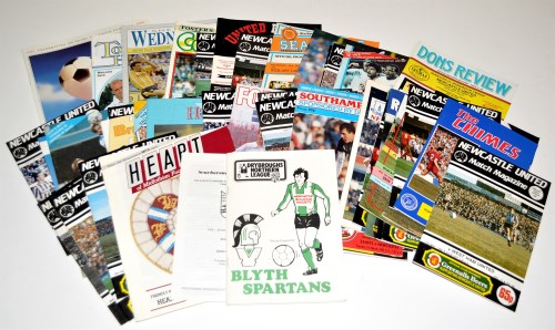 Lot 119 - Newcastle United football programmes, for