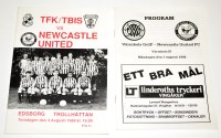 Lot 121 - Katrineholm v Newcastle United football...