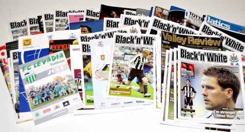 Lot 158 - Newcastle United football programmes, for