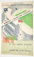 Lot 212 - FA Cup Final programme, 1947 - Burnley v...