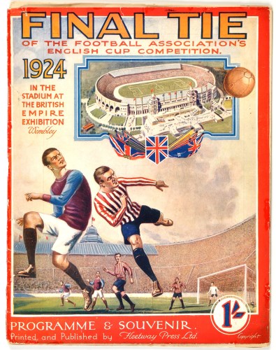 Lot 214 - FA Cup Final programme, 1924 - Newcastle...