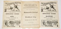 Lot 218 - Newcastle United v Bradford, December 5th 1945;...