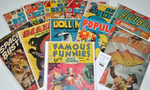 Lot 1016 - Famous Funnies: featuring Buck Rogers No.211,...