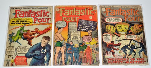 Lot 1035 - The Fantastic Four Nos.8-10 inclusive. (3)