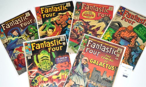 Lot 1040 - Fantastic Four Nos.48, 49, 51, 62, 63, and 65....