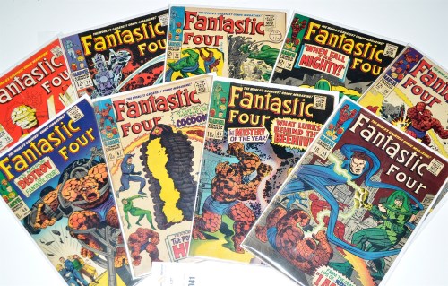 Lot 1041 - Fantastic Four Nos.65-71, 74 and 75. (9)